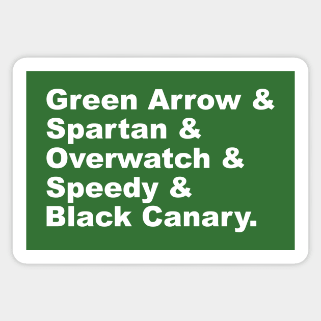 Team Arrow - Season 4 Sticker by FangirlFuel